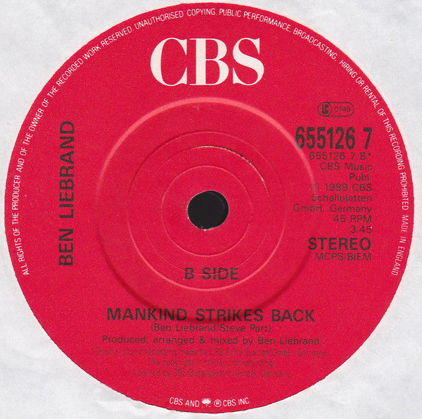 Jeff Wayne, Ben Liebrand : The Eve Of The War (7", Single)