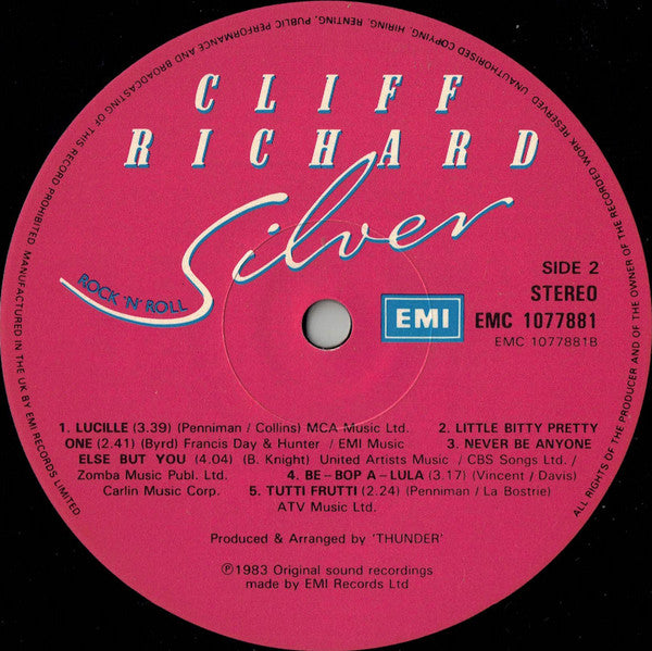 Cliff Richard : Rock 'N' Roll Silver (LP, Album)