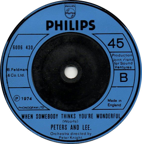 Peters & Lee : Closer (7")