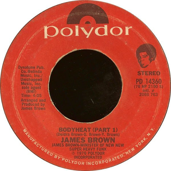 James Brown : Bodyheat (7", Single, Styrene, Pit)