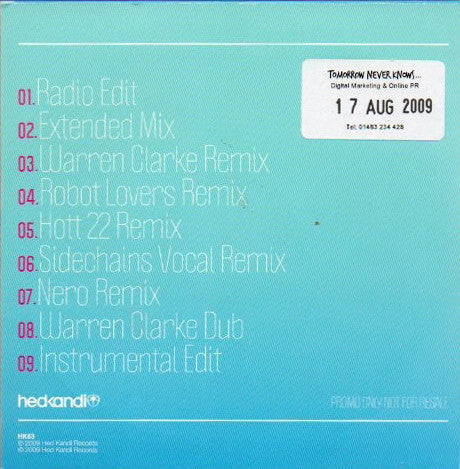 Booty Luv : Say It (CD, Single, Promo, Car)