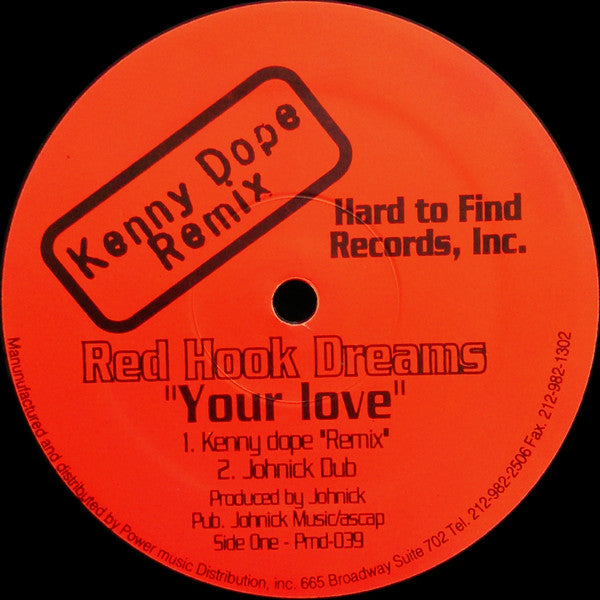 Red Hook Dreams : Your Love (12")