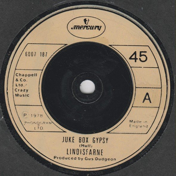 Lindisfarne : Juke Box Gypsy (7", Single)