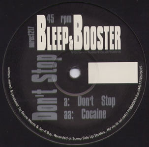 Bleep & Booster : Don't Stop (12")