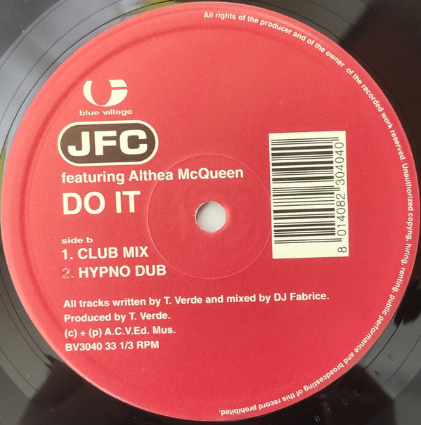JFC Featuring Althea McQueen : Do It (12")