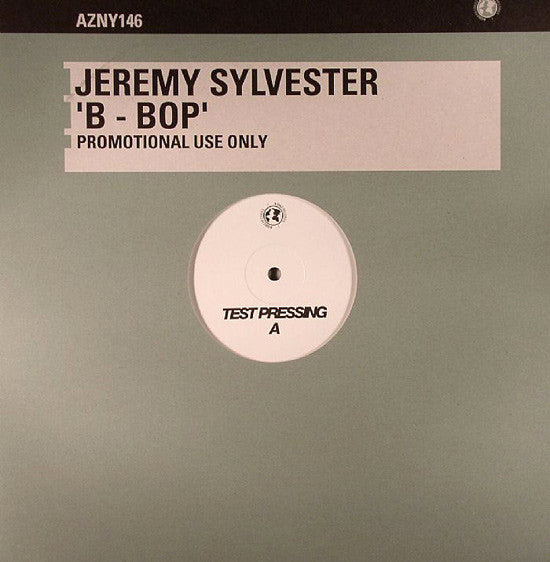 Jeremy Sylvester : B-Bop (12", TP)