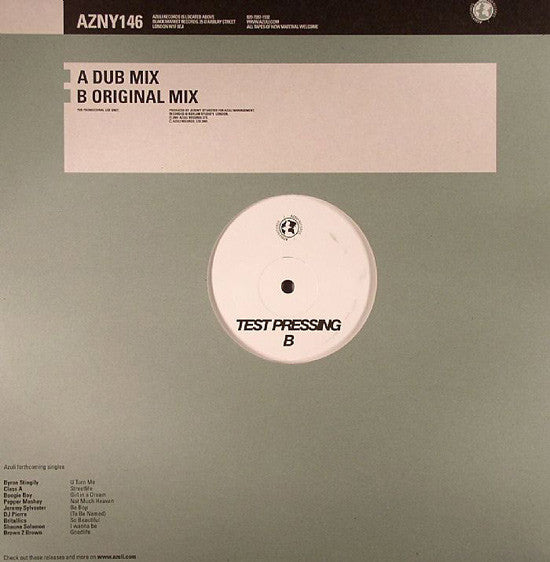 Jeremy Sylvester : B-Bop (12", TP)
