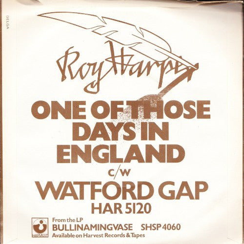 Roy Harper : One Of Those Days In England (7")