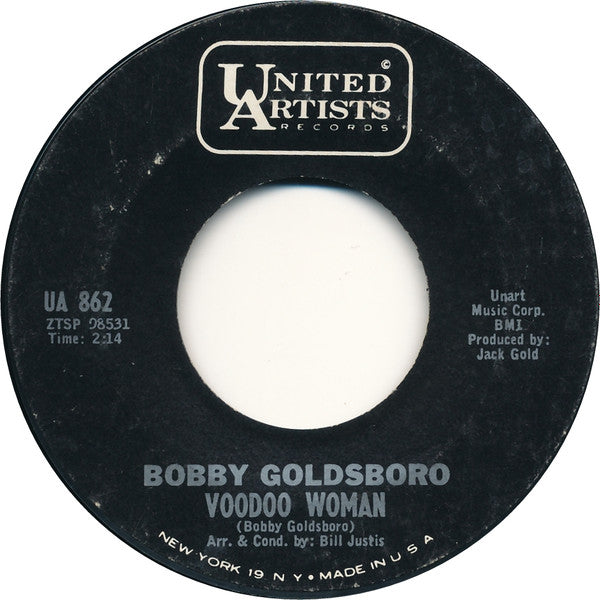 Bobby Goldsboro : Voodoo Woman / It Breaks My Heart (7")
