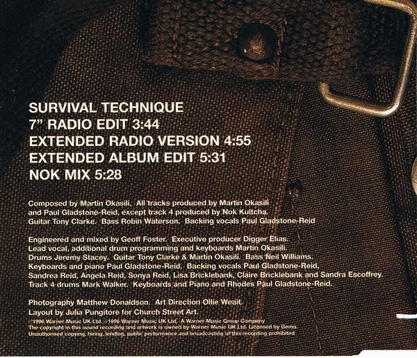 Martin Okasili : Survival Technique (CD, Single)