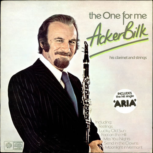 Acker Bilk His Clarinet And Strings : The One For Me (LP, Album, Quad)