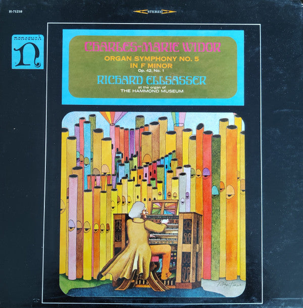 Richard Ellsasser : Organ Symphony No. 5 In F Minor Op. 42, No. 1 - Charles-Marie Widor (LP)