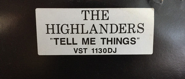 The Highlanders : Tell Me Things (12", Promo)