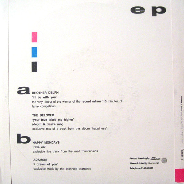 Various : The Fame And Fortune EP (7", EP, Comp)