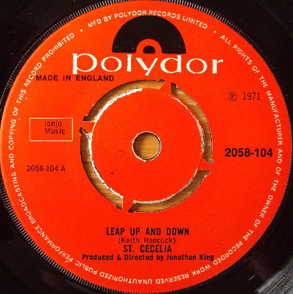 St. Cecelia : Leap Up And Down (7", Single, Mono)