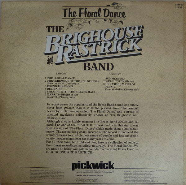 The Brighouse And Rastrick Brass Band : The Floral Dance (LP)