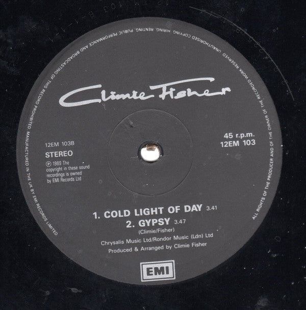 Climie Fisher : Facts Of Love (12", Pos)