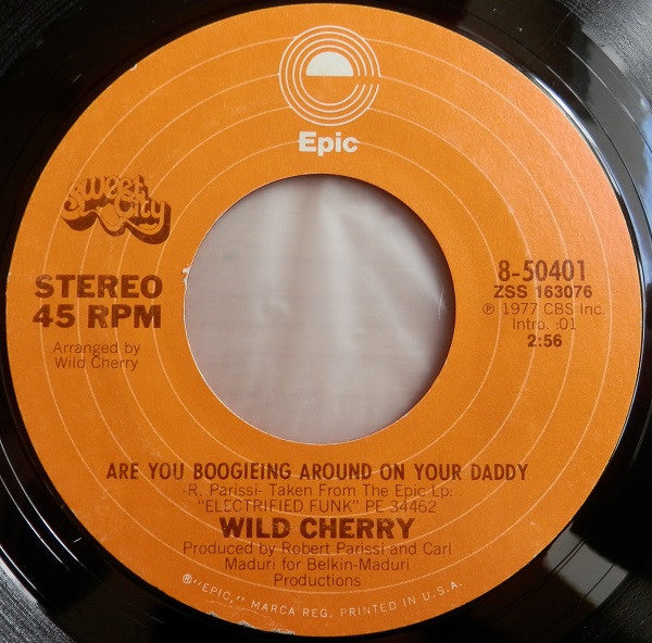 Wild Cherry : Hold On (7", Single)
