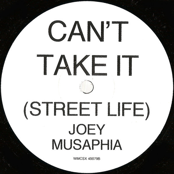 CJ Lewis : Can't Take It (Street Life) (12", Promo)
