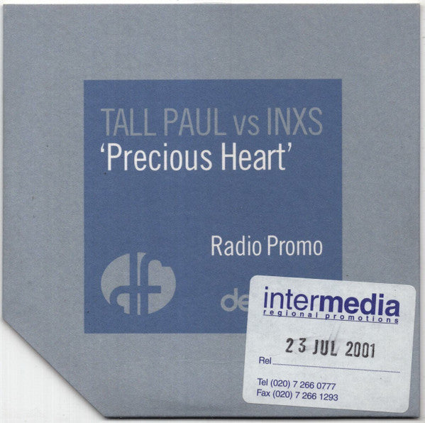 Tall Paul vs INXS : Precious Heart (CD, Single, Promo)