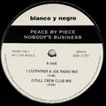 Peace By Piece : Nobody's Business (12", Promo)