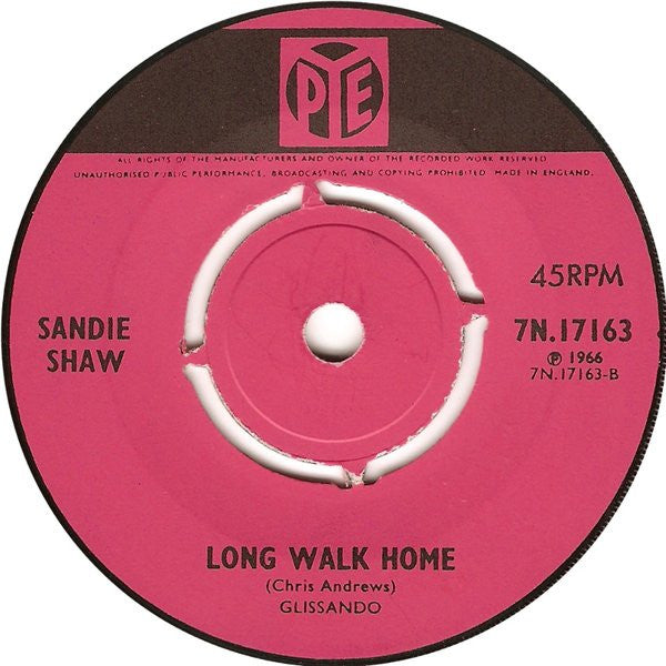 Sandie Shaw : Run (7", Single)