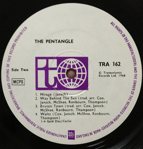 The Pentangle* : The Pentangle (LP, Album)