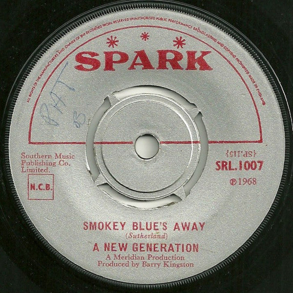 A New Generation : Smokey Blue's Away (7", Single)