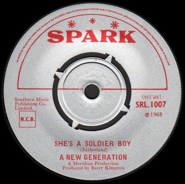 A New Generation : Smokey Blue's Away (7", Single)