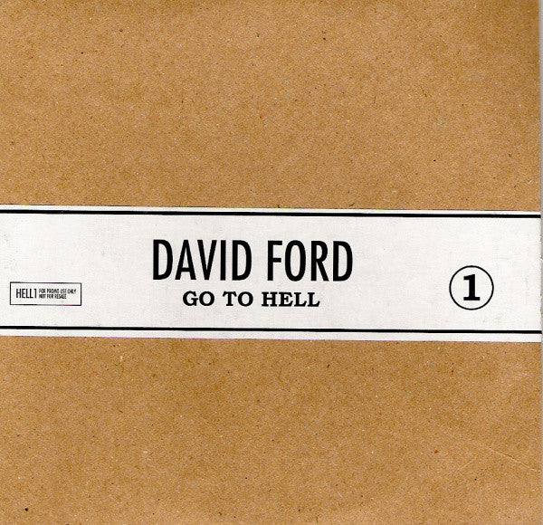 David Ford (3) : Go To Hell (CD, Promo)