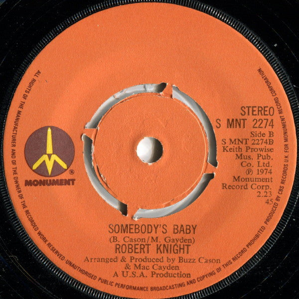 Robert Knight : Better Get Ready For Love (7", Single, 4-P)
