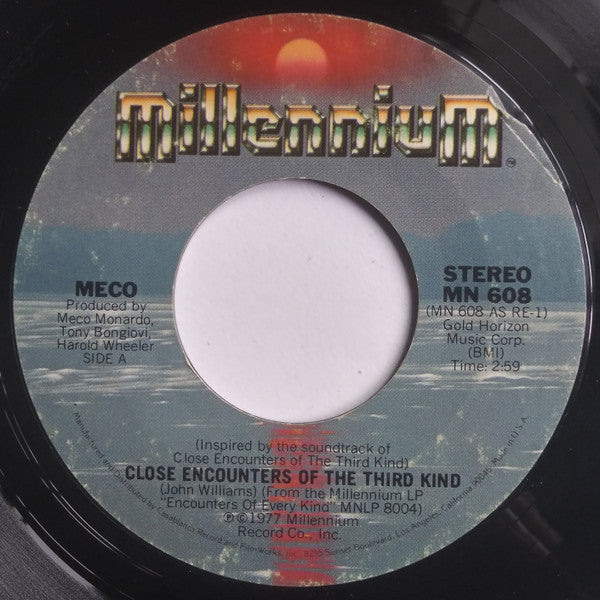 Meco Monardo : Close Encounters Of The Third Kind (7", Styrene, San)
