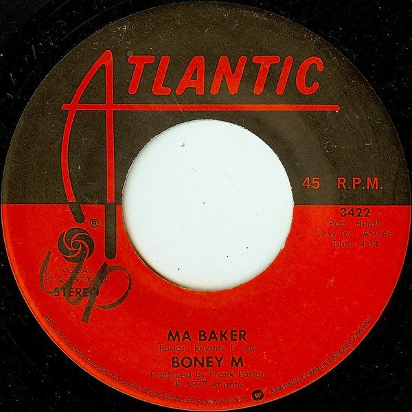 Boney M. : Ma Baker / A Woman Can Change A Man (7", Single, SP)