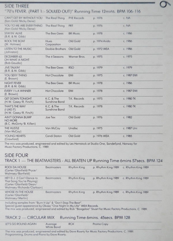 Various : Music Factory Mastermix - Issue No. 36 (2x12")