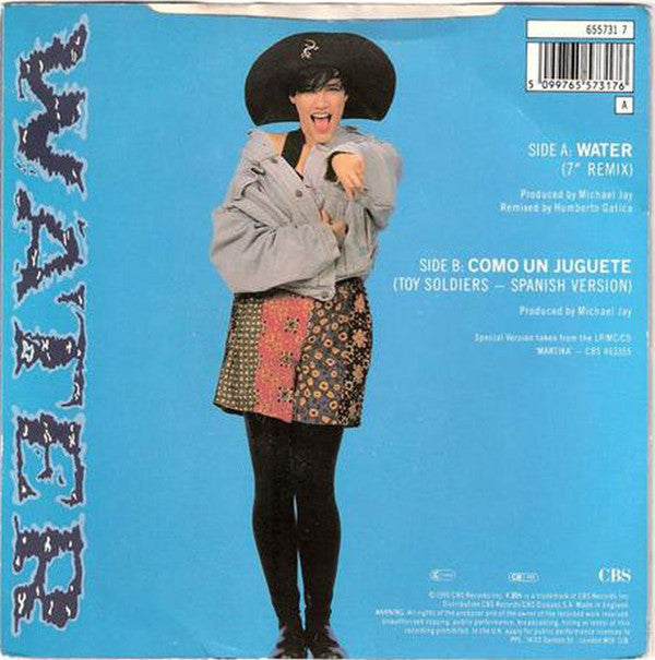 Martika : Water (Remix) (7")
