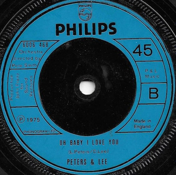 Peters & Lee : (Hey Won't You Play) Another Somebody Done Somebody Wrong Song (7")