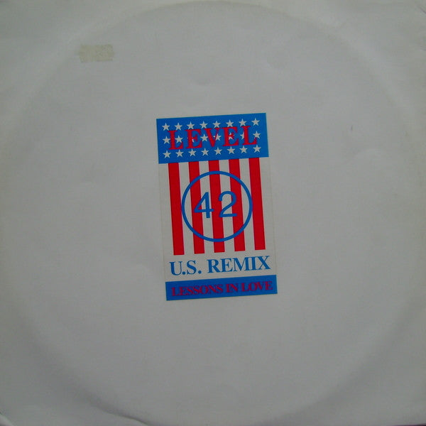 Level 42 : Lessons In Love (U.S. Remix) (12", S/Sided, Promo)