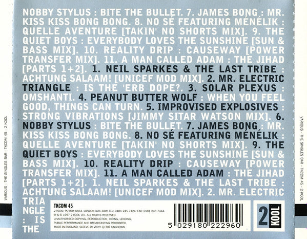 Various : The Singles Bar (CD, Album, Comp)