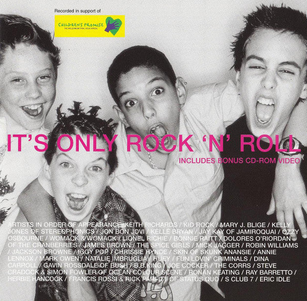 Various Artists For Children's Promise : It's Only Rock 'N' Roll (CD, Single, Enh)