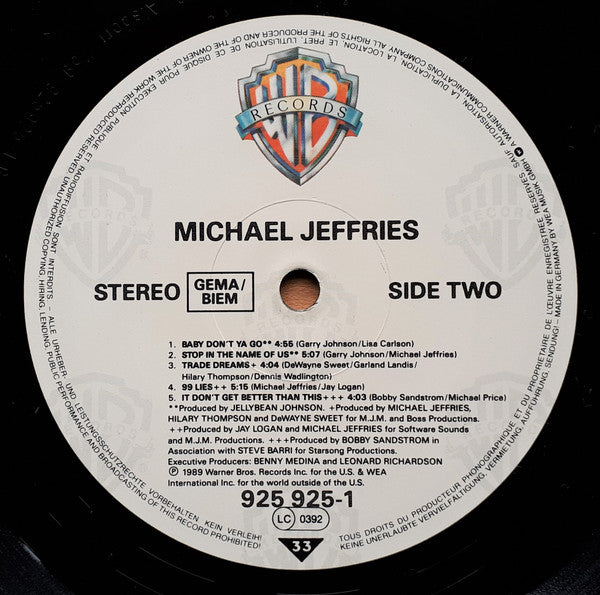 Michael Jeffries : Michael Jeffries (LP, Album)