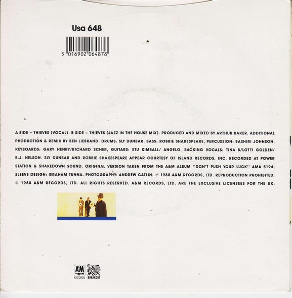 Wally Jump Jr & The Criminal Element : Thieves (7", Single)