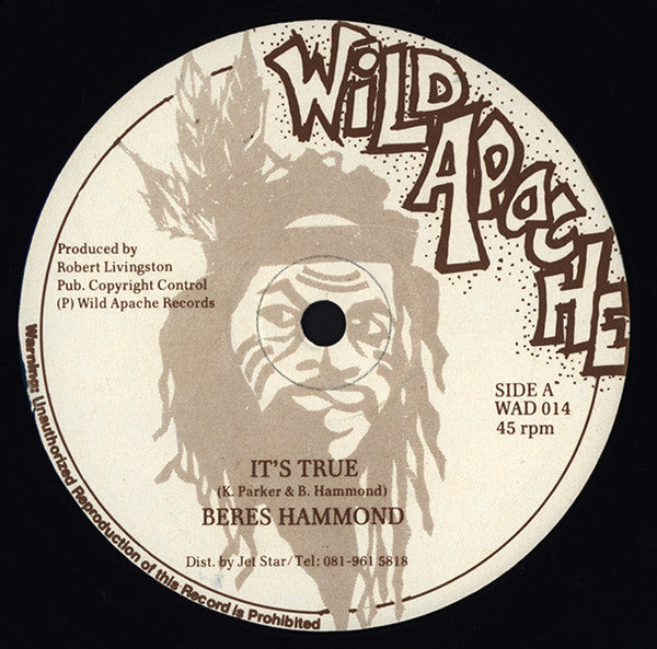 Beres Hammond : It's True (12")