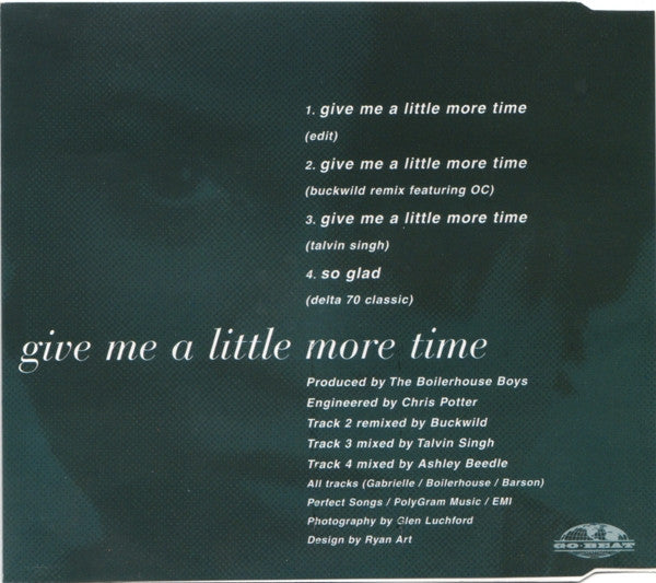 Gabrielle : Give Me A Little More Time (CD, Single)