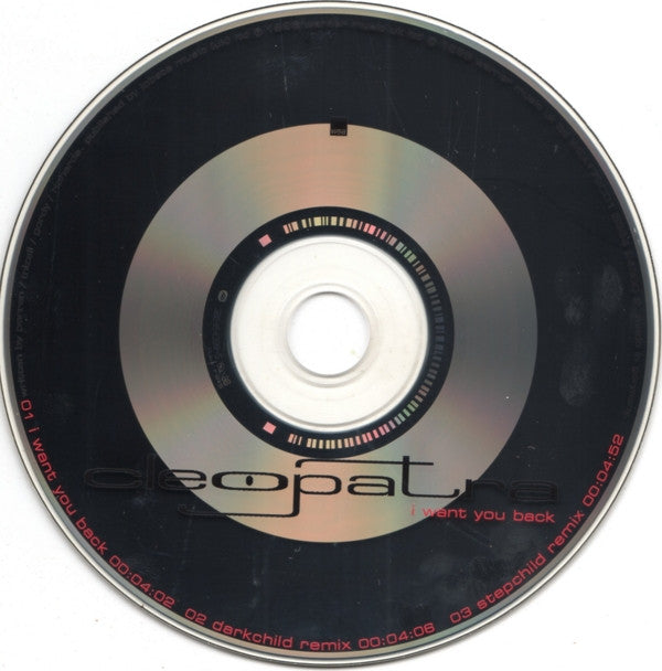 Cleopatra : I Want You Back (CD, Single)