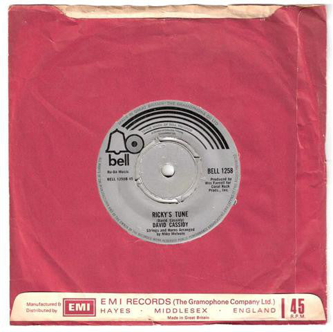 David Cassidy : How Can I Be Sure (7", Single, Kno)