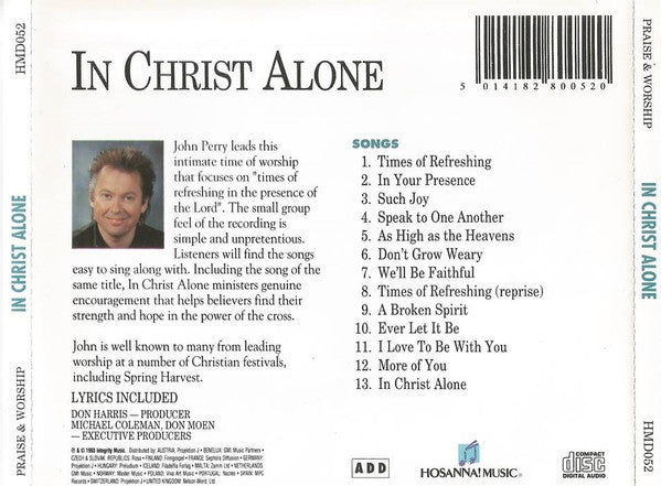 John Perry (7) : In Christ Alone (CD, Album)