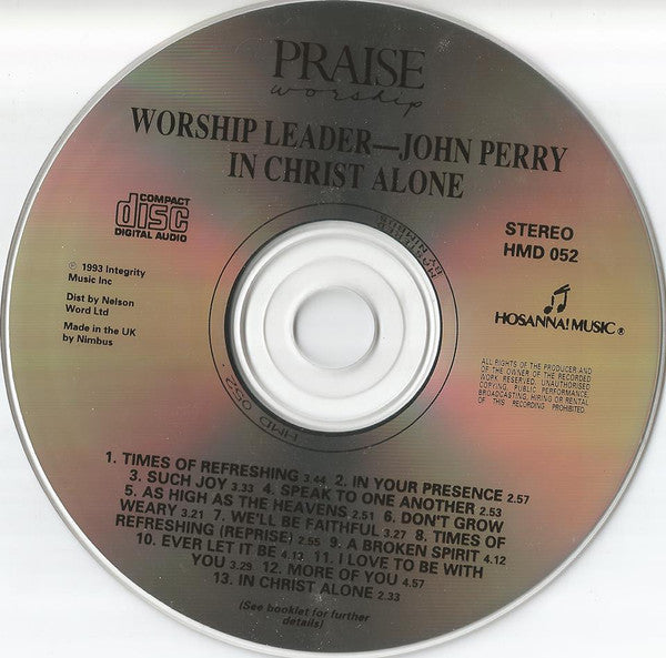 John Perry (7) : In Christ Alone (CD, Album)