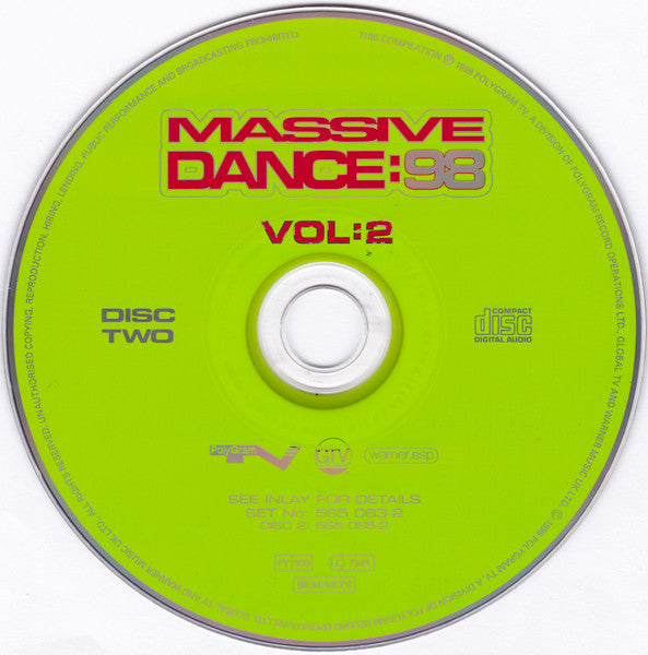 Various : Massive Dance 98 Vol:2 (2xCD, Comp)