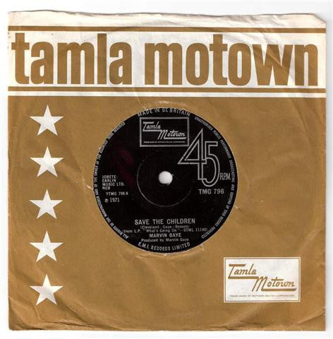Marvin Gaye : Save The Children (7", Single, Sol)