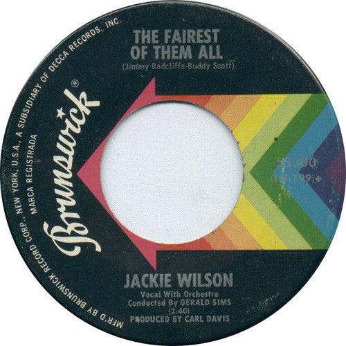 Jackie Wilson : Whispers (Gettin' Louder) (7", Single, Glo)